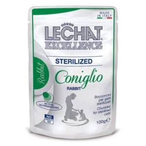 LECHAT EXCELLENCE POUCHE STERILZED RABBIT 100G