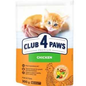 CLUB 4 PAWS KITTEN CHICKEN 300G 2224