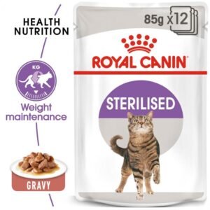ROYAL CANIN STERILISED ADULT CAT IN GRAVY85G